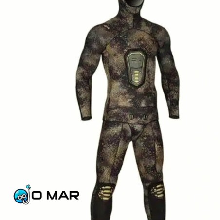 Traje C4 Skin Med Camo 7mm