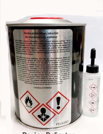 Resina Poliéster + Secante...