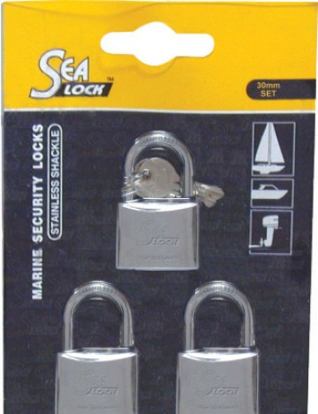 Set 3 candados Inox 30