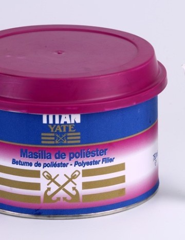 Masilla Poliester Titan Yate 2 Componentes 500g