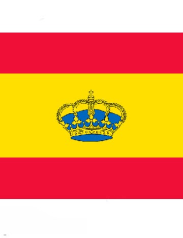 Bandera España con Corona...