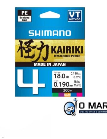 SHIMANO TRENZADO KAIRIKI 4...