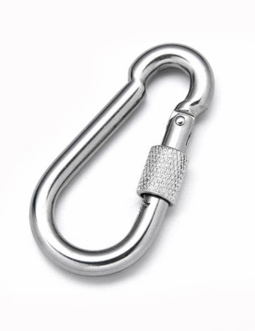 Mosqueton Inox. con seguro