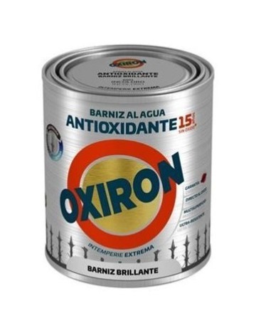 Barniz Antioxidante Oxiron Al Agua 750ml. Satinado