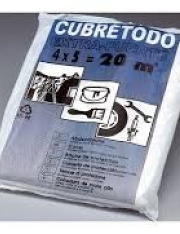 Plastico cubretodo 4x5m 20m2