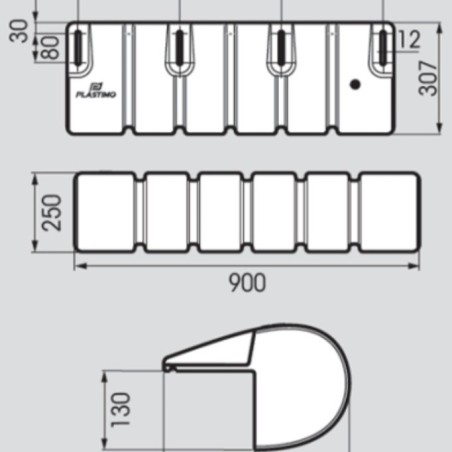 Defensa Bumper Plastimo 90