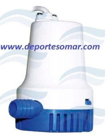 Bomba achique Sumergible 12v  2000GPH